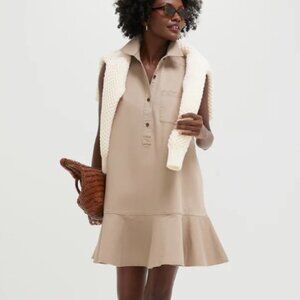 NWT Tuckernuck Tan Khaki Sleeveless Callahan Dress - Size Medium